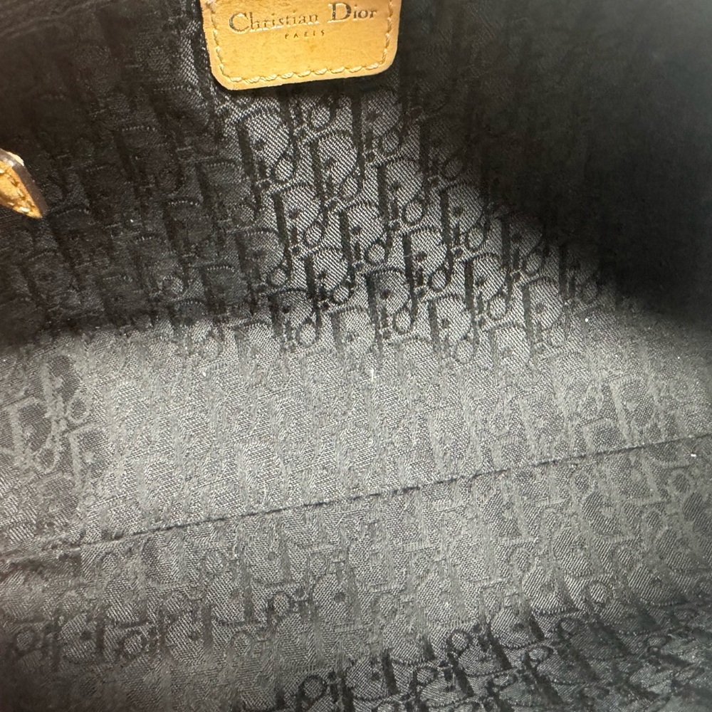 ❌SOLD❌ Christian Dior Rare 2004 Runway Golf Collection Harlequin Barrel Bag - Picture 2 of 4